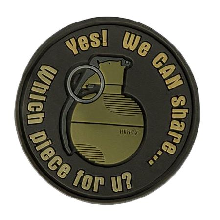 Нашивка "Yes, We can share" 200726