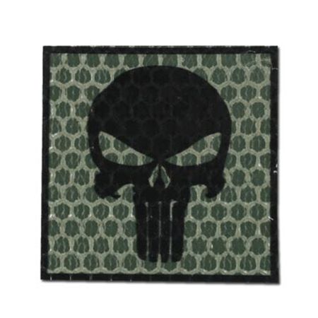 Нашивка Punisher - зелен 202443