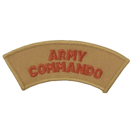 Оригинална нашивка British ARMY COMMANDO khaki 206862
