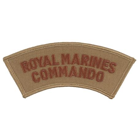 Оригинална нашивка British ROYAL MARINES COMMANDO Khaki 206860