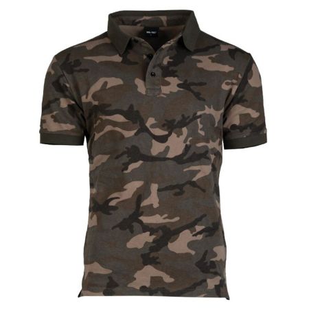 Памучна поло тениска Miltec Woodland 205731 6