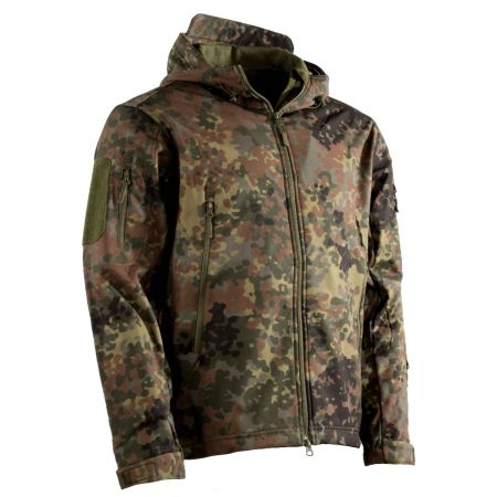 Тактическо водоустойчиво софтшел яке AB Delta Flecktarn 208200 1