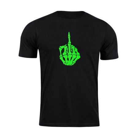 Тениска Middle Finger Glow in the dark  205917 2