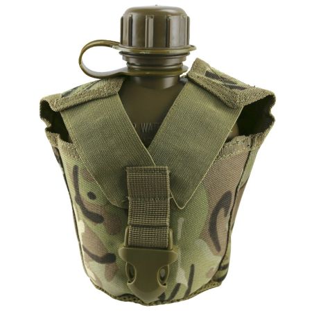 Военна манерка с модулен джоб Kombat BTP Camo 207533 1