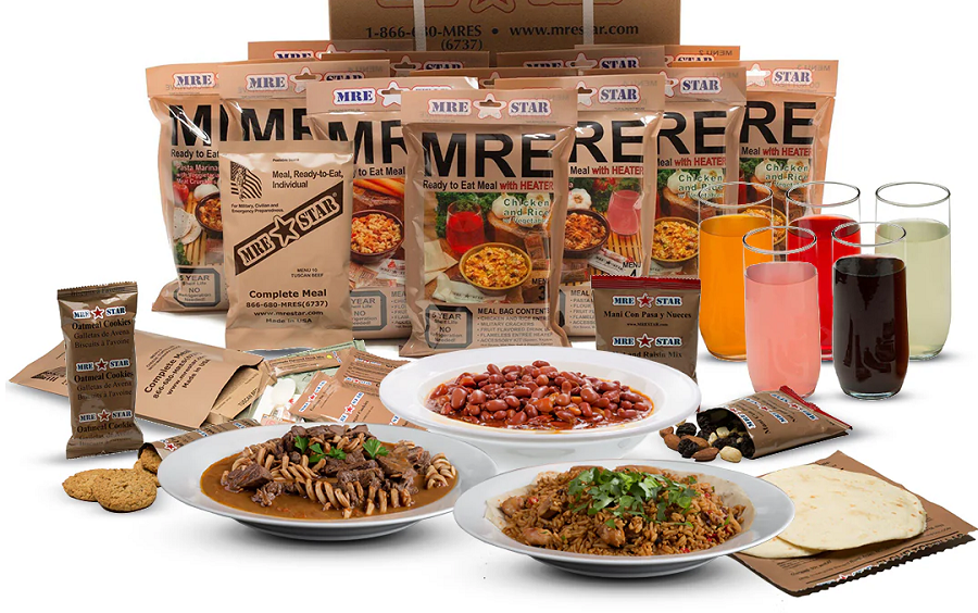 Храна за поход и къмпингуване - MRE пакети